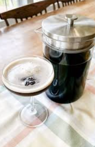 Rum Espresso Martini pitcher